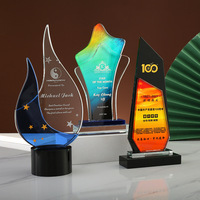Haute qualité, bon marché, vente en gros, cristal de verre K9 vierge, trophée personnalisé