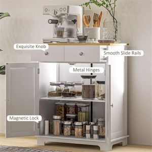 Organizzatore Moderno per Cassetti in Legno e Alluminio, Mobile Indipendente per Stoccaggio in Bagno - Product Image 5