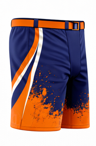 กางเกงโพลีเอสเตอร์ฮ็อกกี้น้ำแข็งออกแบบเองสีและบรรจุภัณฑ์สำหรับชุดกีฬา - Product Image 3