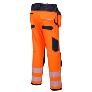 Pantalon de sécurité unisexe pour l'extérieur, imperméable, élastique, pour la randonnée, la chasse, décontracté, multi-poches, travail, grande taille, haute visibilité - Product Image 2