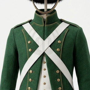 Uniforme de Grenadier à Faible MOQ, Confectionné sur Mesure, en Tissu Polaire Respirant, Construction Durable, Éléments Décoratifs, Écologique, Léger - Product Image 4