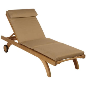 Chaise de plage moderne d'extérieur, chaise de spa, chaise longue en bois pour piscine, mobilier de décoration - Product Image 1