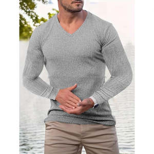 Camiseta con Logotipo Personalizado, Impresión Puff, Camiseta Lisa Extra Grande, Camiseta Gráfica de Algodón para Hombre - Product Image 4