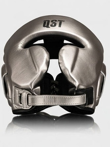 Casque de boxe multi-couches en PU QST, respectueux de l'environnement, avec sangle de menton antidérapante, protection intégrale du visage, entraînement, sparring, logo personnalisé OEM, vente en gros - Product Image 4
