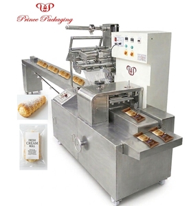 เครื่องบรรจุภัณฑ์แบบม้วนครีมอัตโนมัติชนิดไหลแนวนอนสำหรับผลิตภัณฑ์เบเกอรี่ - Product Image 3