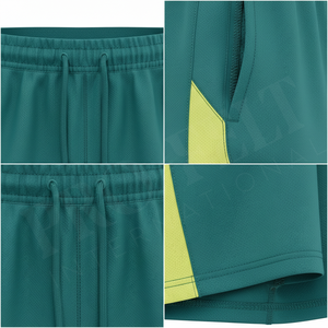 Sportswear Panel Unique Style Gym Shorts Quick Dry Custom Sublimation Design Training <b>Elastic</b> Waist Athletic Workout Shorts - Product Image 4