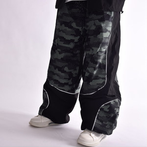 Pantalones de esquí holgados impermeables a prueba de viento de alta calidad para nieve, ajuste holgado, estilo Hip Hop para Uniesx, conjunto de dos piezas personalizado para hombres - Product Image 1