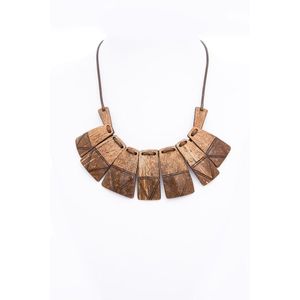 Handmade Luxury Wooden Jewelry Necklace for Women Exquisite Bamboo and Wood <b>Crafts</b> - Product Image 4