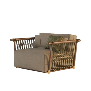 Sillón Moderno con Estructura Metálica, de Lujo, para Jardín, Hogar, Balcón, Restaurantes y Hoteles, para Interiores y Exteriores - Product Image 3