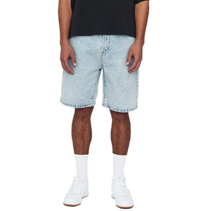 Men Premium Denim Shorts Mid Straight ODM Washed Cotton <b>Stretch</b> Casual Streetwear Summer Distressed Fashion <b>Cargo</b> Bottoms - Product Image 1
