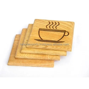 Handmade Wooden <b>Coaster</b> Latest Design Classic Style Coffee Tea <b>Drink</b> Mats and Pads <b>for</b> Home Tableware and Hotel Restaurant Use - Product Image 2