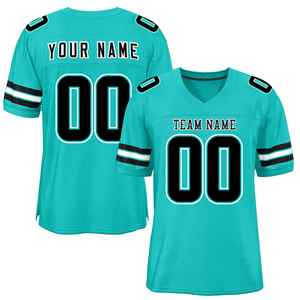 2k26 Nouveau style de maillot de football américain personnalisé pour hommes, col en V, manches courtes, uniforme d'équipe, chemise de sport performante - Product Image 2