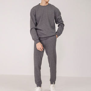 Ensemble de survêtement pour homme, veste et pantalon de jogging, vêtements de sport décontractés assortis, vêtements confortables pour tous les jours, usine de vêtements sur mesure, vente en gros - Product Image 3