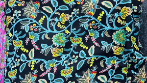 Beautiful Floral Organic Eco-Friendly Moisture-Absorbent Breathable Lightweight Combed Woven Printed Plain Poplin <b>Fabric</b> Women's - Product Image 4