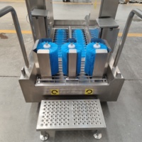 Station d'hygiène pour le personnel de l'industrie alimentaire : Désinfectant pour les mains et les bottes, station de désinfection pour le contrôle sanitaire des travailleurs