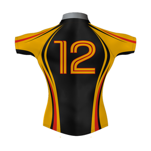 Ensembles d'uniformes de rugby personnalisés 2026, derniers modèles, confortables, respirants, grandes tailles, imprimés par transfert thermique, avec logo frontal, séchage rapide, vente en gros - Product Image 4