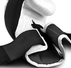 Gants de boxe personnalisés en cuir synthétique respirant à séchage rapide avec lacets, grandes tailles, pour MMA, vente en gros, OEM - Product Image 4