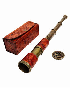 กล้องโทรทรรศน์โจรสลัดแบบพกพาทำด้วยมือทองเหลืองโบราณกล้องส่องทางไกลแบบย้อนยุคทำด้วยมือ - Product Image 5