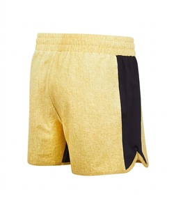 Pantalones Cortos de Lucha MMA Sublimados Personalizados para Hombre - Pantalones Cortos de Artes Marciales y Grappling de Secado Rápido en Color Dorado Jaspeado - Product Image 1
