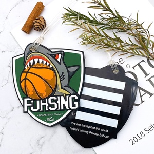 Fabricación de dibujos animados de PVC personalizado 3D PVC suave etiquetas de equipaje de viaje etiqueta de nombre tarjetas de embarque para bolsa, Marktex - Product Image 4