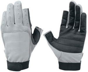 Fishing <b>Gloves</b> Leather Black And Yellow Non Slip Pull On Unisex All Seasons Work Protection <b>Gloves</b> - Product Image 6