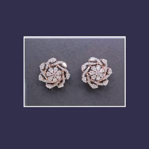 Elegantes Pendientes de Diamantes Cultivados en Laboratorio de Oro Sólido de 14K para Mujer, Certificados por HRD, Joyería de Lujo para Toda Ocasión, Estilo Real, Compre Directamente - Product Image 1