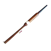 Chanter d'entraînement en palissandre Highland GoleTrace Enterprises GTE-SC-015, réglage bas/haut, revêtement noir, accessoires en plastique ivoire, haute qualité