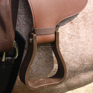 Frange de selle de cheval occidental en cuir véritable de qualité supérieure avec ensemble de punaises (taille 14 "-18") Durable plusieurs tailles et couleurs - Product Image 5