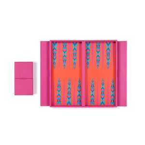 High-Quality Professional Children <b>Backgammon</b> Game Board Luxury PU Leather <b>Set</b> Family Entertainment Game <b>Set</b> - Product Image 3