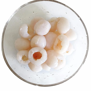 ลิ้นจี่กระป๋องพรีเมียมในน้ำเชื่อม พร้อมรับประทาน ผลไม้หวานเขตร้อน เหมาะสำหรับเครื่องดื่ม ค็อกเทล และสมูทตี้ ราคาสุดคุ้ม - Product Image 1