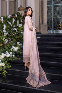 New Arrival Unstitch Women's Luxury Embroidered Embossed Chiffon Salwar Kameez Professional Manufacture Lightweight Comfortable - Product Image 4