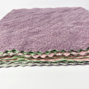 Bán Buôn Khăn Lau Bát Đĩa Nhà Bếp Nhanh Khô Thấm Hút Bằng Sợi Microfiber Có Thể Tái Sử Dụng Cá Tính Đa Năng Khăn Lau - Product Image 4