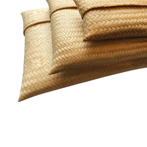 Handmade Ata Woven <b>Gift</b> <b>Hamper</b> Bamboo <b>Gift</b> <b>Box</b> Sustainable Natural Straw Envelope Presentation Case - Product Image 3