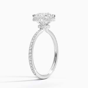 Gala Moissanite Engagement <b>Ring</b> 14K Gold Plated GRA Certified <b>Solitaire</b> for Wedding & Anniversary - Product Image 6