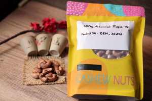Snack nutritionnel spécial biologique du Vietnam en gros, noix de cajou grillées premium, beurrées et salées, 500g avec emballage à fermeture éclair - Product Image 6