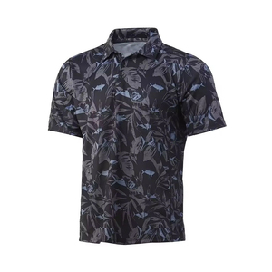 เสื้อโปโลแห้งเร็ว UPF 50 โพลีเอสเตอร์ 100% สำหรับตกปลาและกอล์ฟ แขนสั้น รุ่นใหม่ล่าสุด ขายส่ง เสื้อโปโลตกปลา - Product Image 3