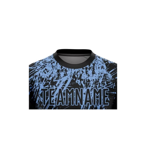 Breathable 100% Polyester Soccer Uniform Athletic Football Jersey Shorts Custom Team Name Comfortable Fit for Adult Team Sports - Product Image 5