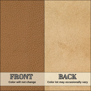 Cuero de vaca curtido cromado sólido marrón con grano granulado de 1.2-1.4 mm de grosor para bolsos de lujo, carteras, encuadernación y tapicería - Product Image 6