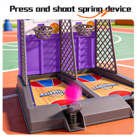 Jeu de mini-basketball pour deux joueurs avec 12 mini-ballons, jouets de basket-ball, jeu de table pour enfants et adultes