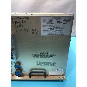 Générateur RF de type S30 MRC, 13,56 MHz, 1500 W, 3PH, 5 - Équipements et pièces semi-conductrices d'occasion fiables à l'échelle mondiale - Product Image 6