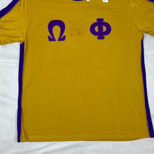 เสื้อยืดคอกลมแขนสั้นผู้ชาย ผ้าฝ้าย 100% สีพื้น โอเมก้า พีเอสไอ ฟี ทรงปกติ ระบายอากาศได้ดี น้ำหนัก 220 กรัม ผลิตตามสั่ง โรงงาน ODM - Product Image 6