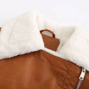 <b>SMART</b> SHINE ENTERPRISES Women Premium Leather <b>Jacket</b> Genuine Leather Soft Knitted Breathable Lightweight Classic Tailored <b>Casual</b> - Product Image 4