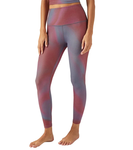 Women's High Quality Solid Yoga <b>Leggings</b> Spandex/Nylon Material High <b>Waist</b> Full Length Pants <b>Low</b> MOQ for Sale - Product Image 3
