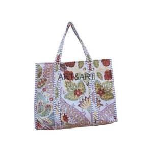 Bolsas de Compras de Algodón Ecológicas Reutilizables al por Mayor con Logotipo Personalizado, Bolsas de Mano de Moda para Mujer con Cierre Abierto para Viajes y Compras al Aire Libre - Product Image 1
