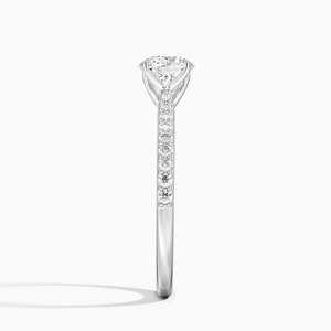 Anillo BOJ 064 de Corte Redondo, Plata 925, Anillo de Diamantes Elodie Cathedral, 2ct, Color D, VVS1, Moissanita, Certificado GRA, Precio Bajo, Gran Oferta - Product Image 3