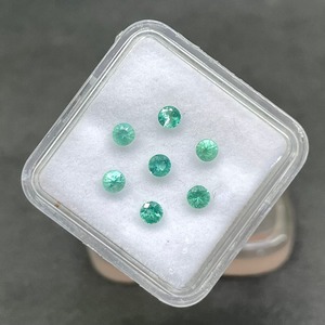 Esmeralda Colombiana Natural de 3mm, Corte Redondo, Sin Tratar, Gemas Sueltas, Precio al por Mayor, Lote a Granel para Joyería - Product Image 5