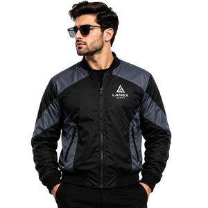Custom Men's Bomber <b>Jacket</b> Windproof <b>Zip</b> <b>Up</b> Casual Winter <b>Jacket</b> Lightweight Polyester Outdoor Fashion Varsity <b>Jacket</b> OEM ODM - Product Image 2