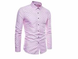 เสื้อเชิ้ตแขนยาวผู้ชายแบบเรียบ ราคาขายส่ง เสื้อเชิ้ตแขนยาวติดกระดุมแฟชั่น ราคาโรงงาน เสื้อเชิ้ตแขนยาวลำลอง - Product Image 3