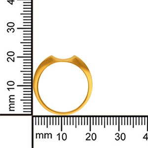 18K Gold Plated Modern Textured Dual <b>Circle</b> Adjustable <b>Ring</b> for Women Minimalist Open Finger <b>Ring</b> Trendy Fashion Jewelry - Product Image 5