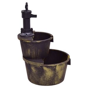 Fontana a Cascata da Esterno a 2 Livelli con Pompa - Product Image 2